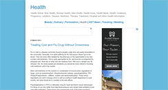Desktop Screenshot of health.vinensia.com