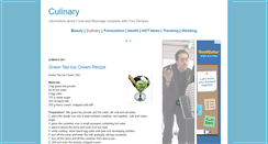 Desktop Screenshot of culinary.vinensia.com
