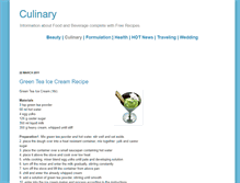 Tablet Screenshot of culinary.vinensia.com